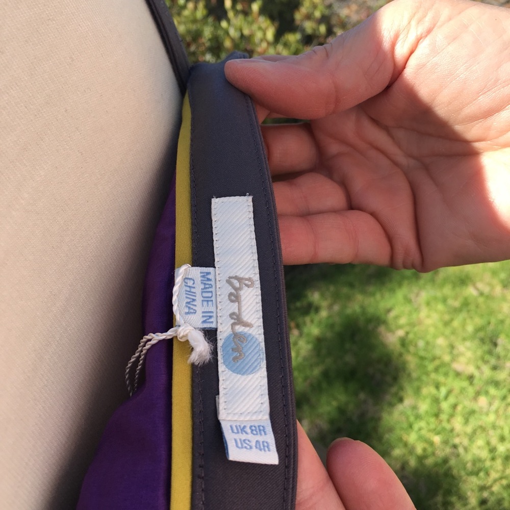 Boden sundress, dove grey with appliqué details - Picture 3 of 4